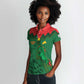 Custom Football Burkina Faso Women Polo Shirt Rising Star And Horse Sport Style - African Pride