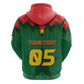 Custom Football Burkina Faso Zip Hoodie Rising Star And Horse Sport Style - African Pride