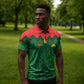 Custom Football Burkina Faso Zipper Polo Shirt Rising Star And Horse Sport Style - African Pride
