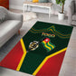 Togo Area Rug Lion Claw Flag Sport Style - African Pride