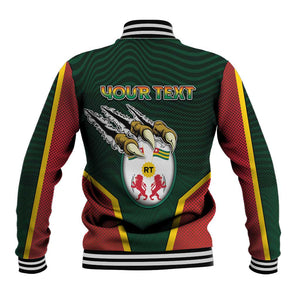 Personalized Togo Baseball Jacket Lion Claw Flag Sport Style - African Pride