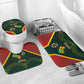 Togo Bathroom Set Lion Claw Flag Sport Style - African Pride