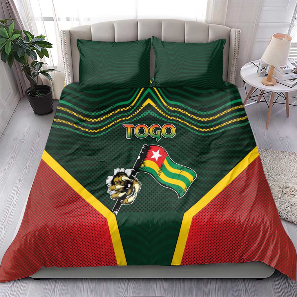 Togo Bedding Set Lion Claw Flag Sport Style - African Pride
