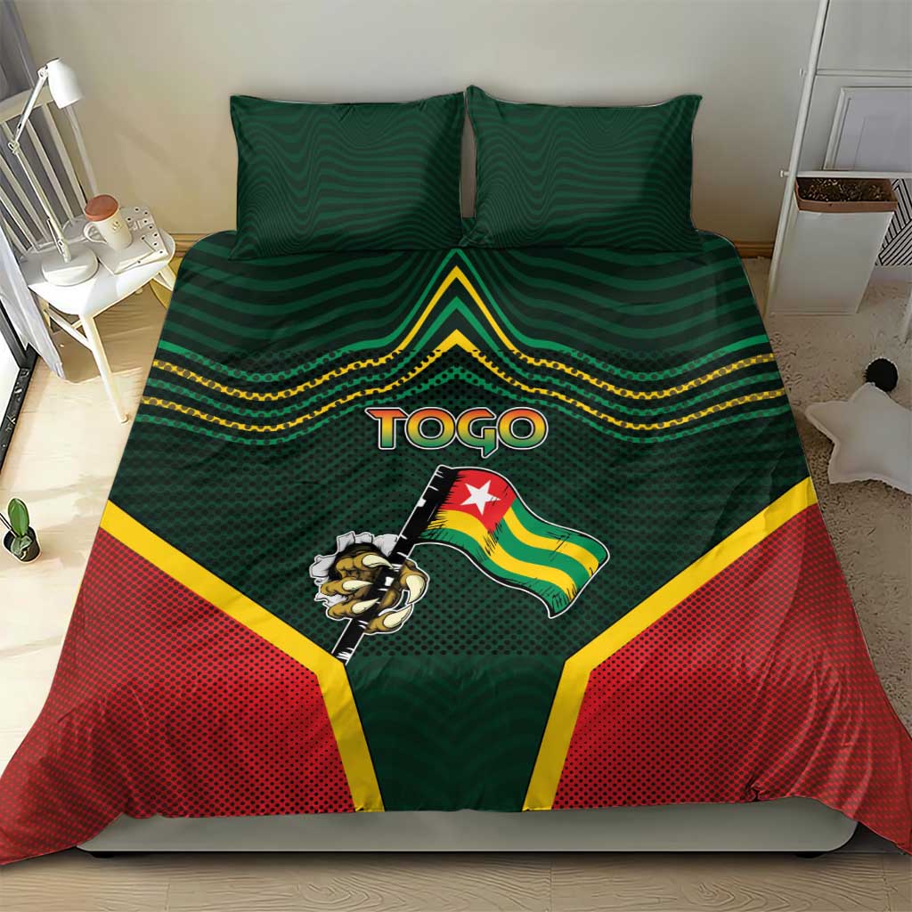 Togo Bedding Set Lion Claw Flag Sport Style - African Pride
