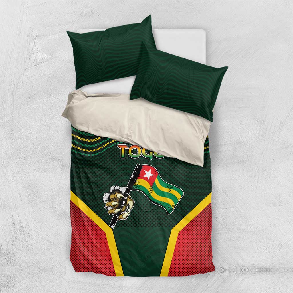 Togo Bedding Set Lion Claw Flag Sport Style - African Pride