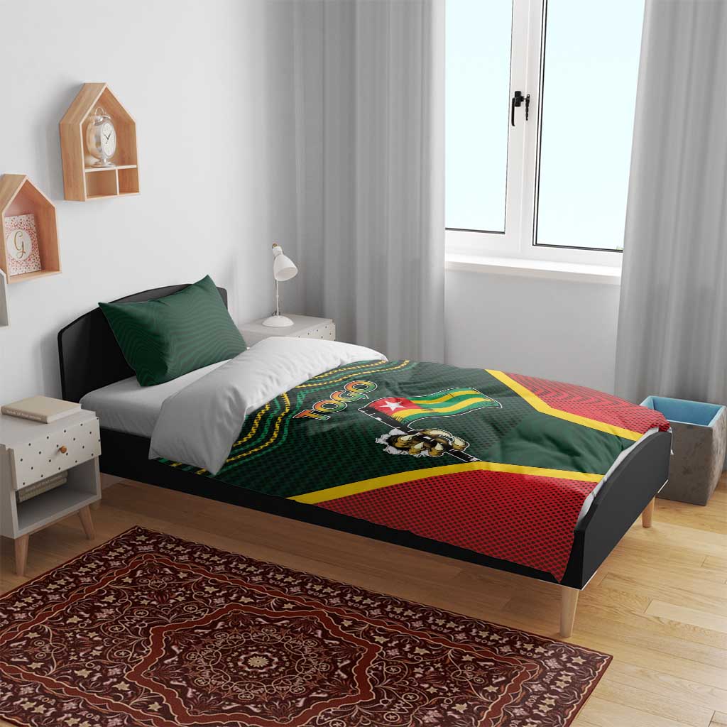 Togo Bedding Set Lion Claw Flag Sport Style - African Pride