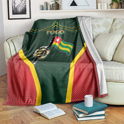 Togo Blanket Lion Claw Flag Sport Style - African Pride