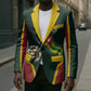 Personalized Togo Blazer Lion Claw Flag Sport Style - African Pride