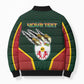 Personalized Togo Bomber Puffer Jacket Lion Claw Flag Sport Style - African Pride