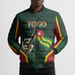 Personalized Togo Bomber Puffer Jacket Lion Claw Flag Sport Style - African Pride