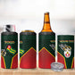 Personalized Togo 4 in 1 Can Cooler Tumbler Lion Claw Flag Sport Style - African Pride
