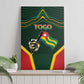 Togo Canvas Wall Art Lion Claw Flag Sport Style - African Pride