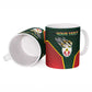 Personalized Togo Ceramic Mug Lion Claw Flag Sport Style - African Pride