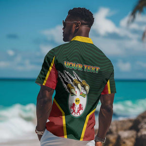 Personalized Togo Hawaiian Shirt Lion Claw Flag Sport Style - African Pride