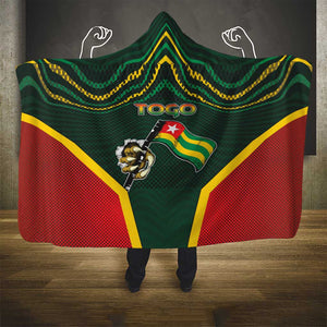 Togo Hooded Blanket Lion Claw Flag Sport Style - African Pride