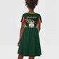 Personalized Togo Kid Short Sleeve Dress Lion Claw Flag Sport Style - African Pride