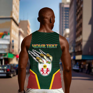Personalized Togo Men Tank Top Lion Claw Flag Sport Style - African Pride