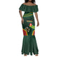 Personalized Togo Mermaid Dress Lion Claw Flag Sport Style - African Pride