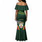 Personalized Togo Mermaid Dress Lion Claw Flag Sport Style - African Pride