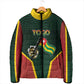 Personalized Togo Padded Jacket Lion Claw Flag Sport Style - African Pride