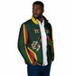 Personalized Togo Padded Jacket Lion Claw Flag Sport Style - African Pride