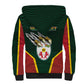 Personalized Togo Sherpa Hoodie Lion Claw Flag Sport Style - African Pride