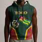 Personalized Togo Sleeveless Hoodie Lion Claw Flag Sport Style - African Pride