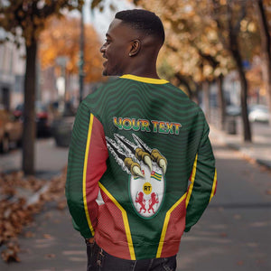Personalized Togo Sweatshirt Lion Claw Flag Sport Style - African Pride