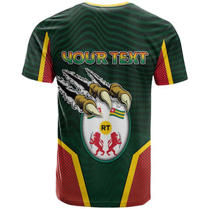 Personalized Togo T shirt Lion Claw Flag Sport Style - African Pride