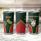 Personalized Togo Tumbler Cup Lion Claw Flag Sport Style - African Pride