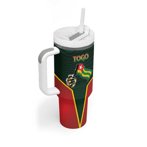 Personalized Togo Tumbler With Handle Lion Claw Flag Sport Style - African Pride