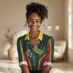 Personalized Togo Women Casual Shirt Lion Claw Flag Sport Style - African Pride
