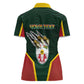 Personalized Togo Women Polo Shirt Lion Claw Flag Sport Style - African Pride