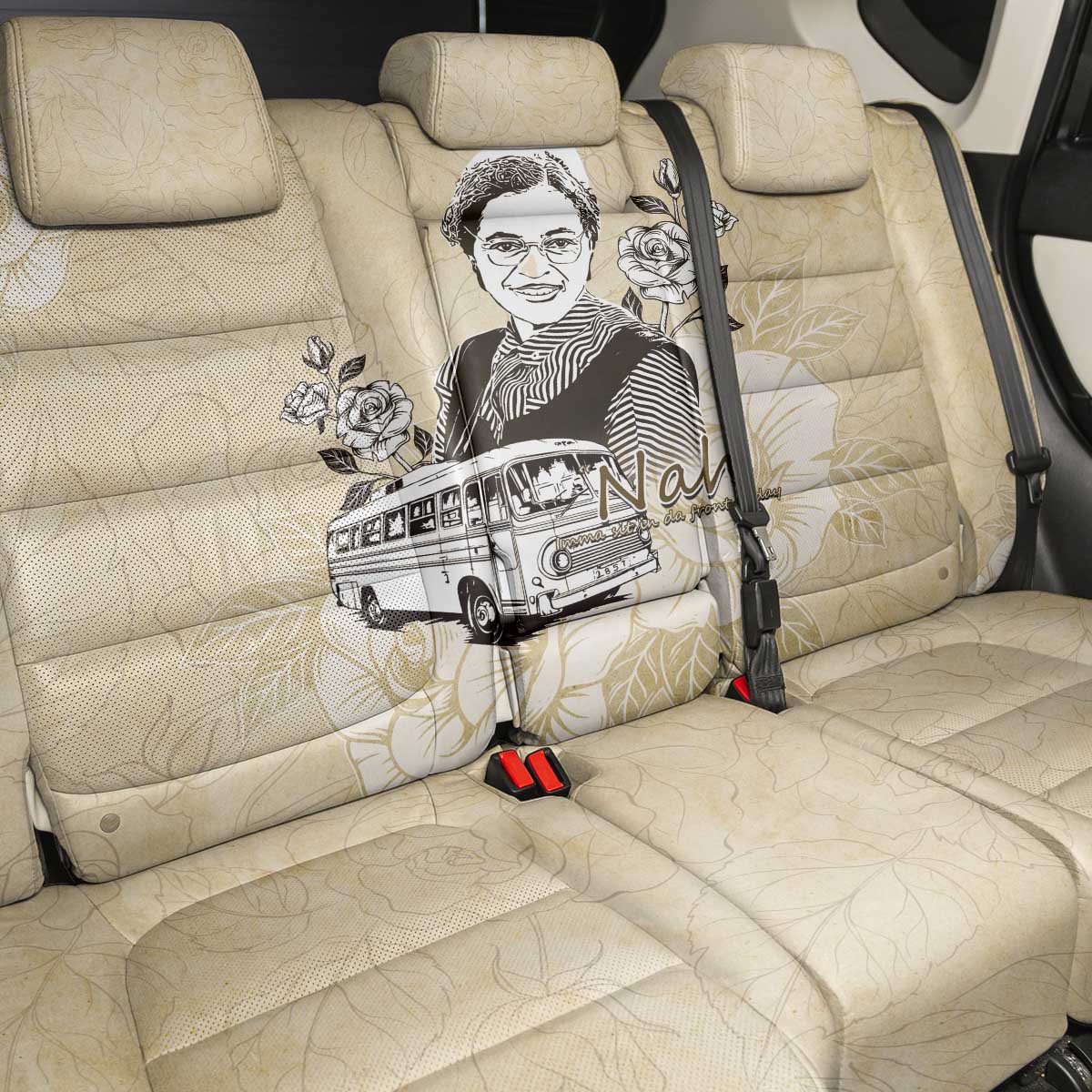 Nah Rosa Parks African Back Car Seat Cover Black Women History - African Pride