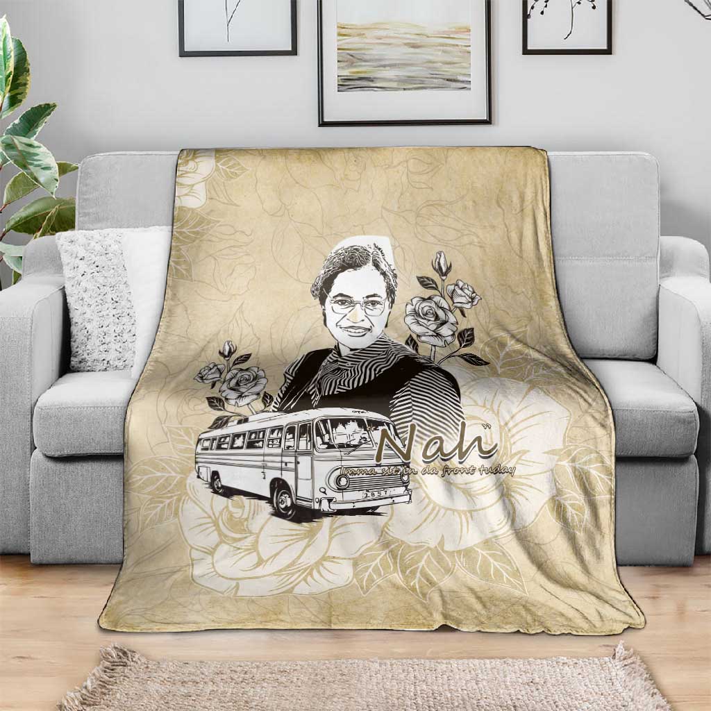 Nah Rosa Parks African Blanket Black Women History - African Pride