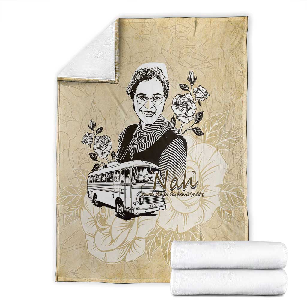 Nah Rosa Parks African Blanket Black Women History - African Pride
