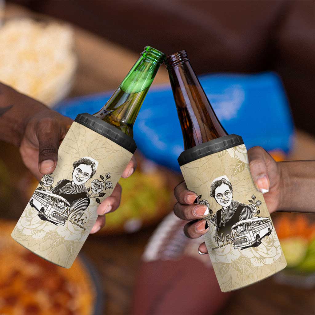 Nah Rosa Parks African 4 in 1 Can Cooler Tumbler Black Women History - African Pride