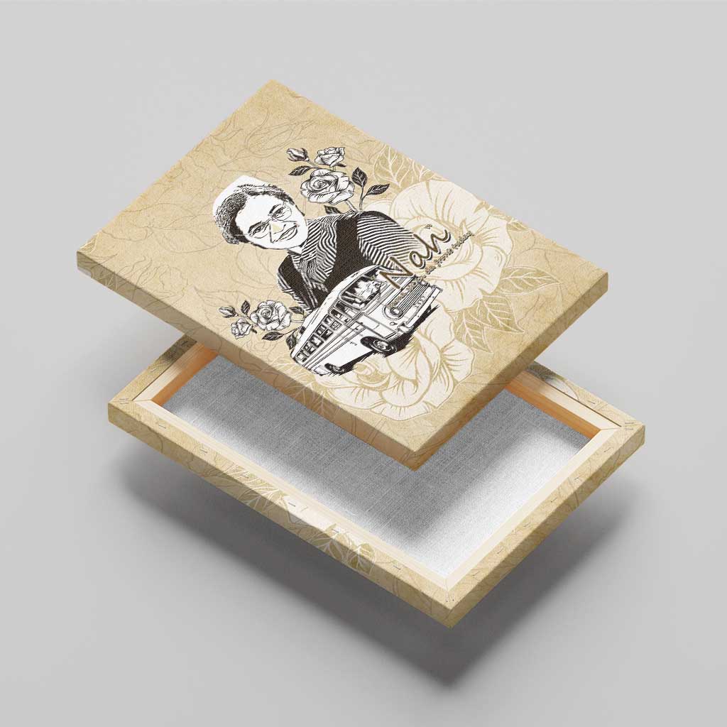 Nah Rosa Parks African Canvas Wall Art Black Women History - African Pride