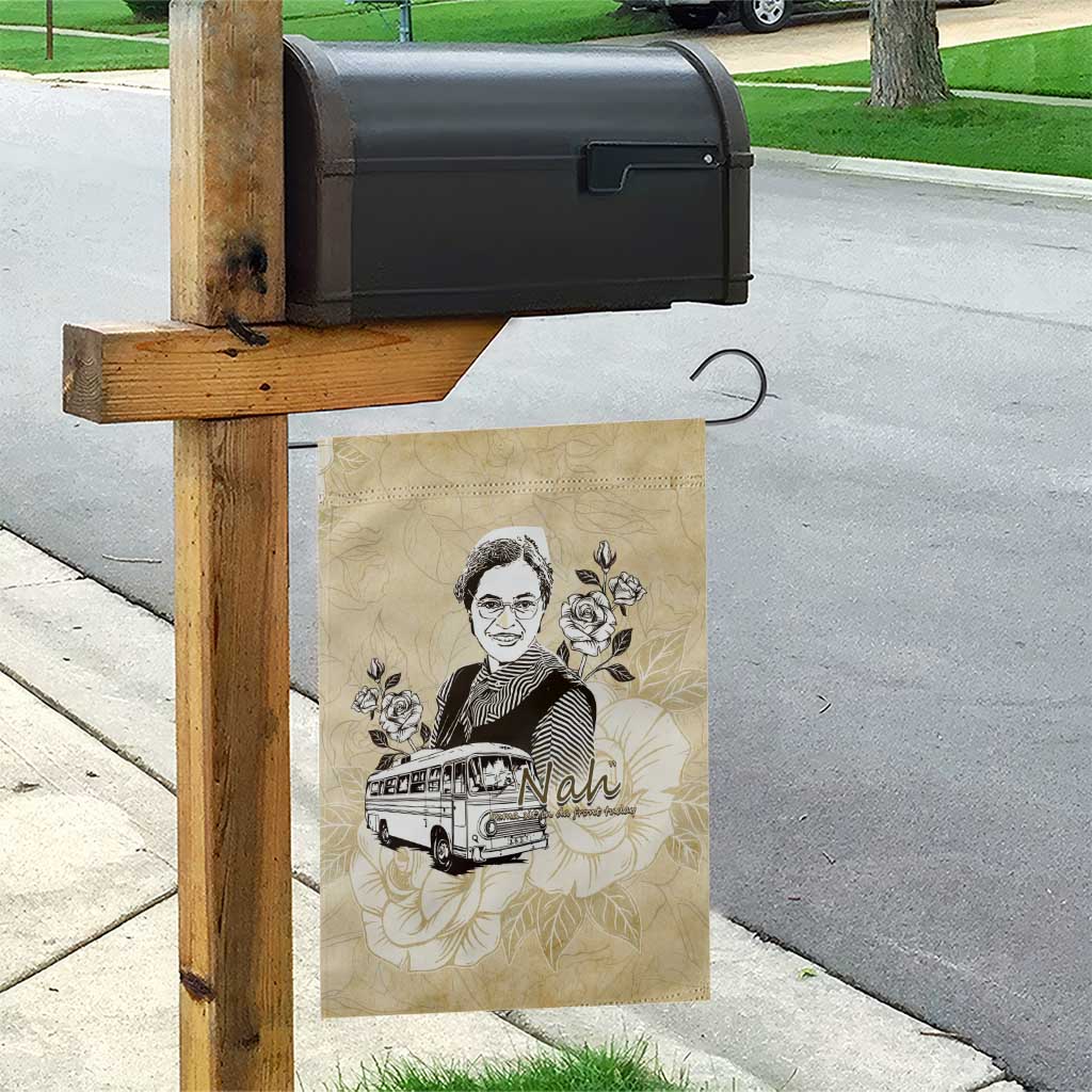 Nah Rosa Parks African Garden Flag Black Women History - African Pride