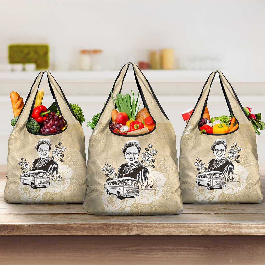 Nah Rosa Parks African Grocery Bag Black Women History - African Pride
