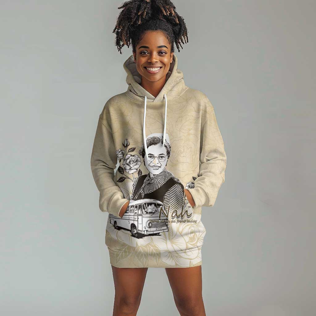 Nah Rosa Parks African Hoodie Dress Black Women History - African Pride