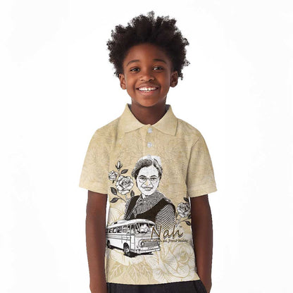 Nah Rosa Parks African Kid Polo Shirt Black Women History - African Pride
