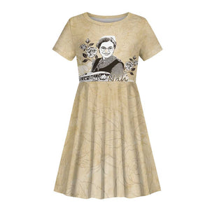 Nah Rosa Parks African Kid Short Sleeve Dress Black Women History - African Pride