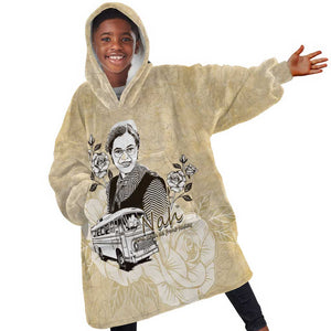 Nah Rosa Parks African Kid Wearable Blanket Hoodie Black Women History - African Pride
