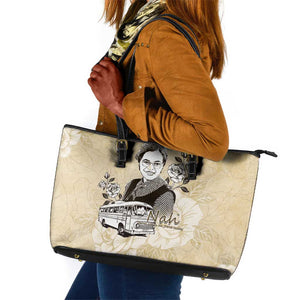 Nah Rosa Parks African Leather Tote Bag Black Women History - African Pride