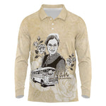 Nah Rosa Parks African Long Sleeve Polo Shirt Black Women History - African Pride