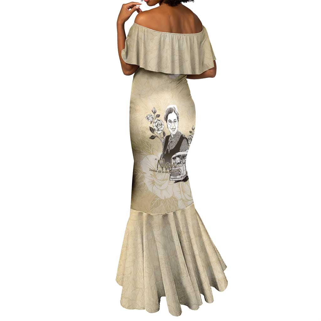 Nah Rosa Parks African Mermaid Dress Black Women History - African Pride