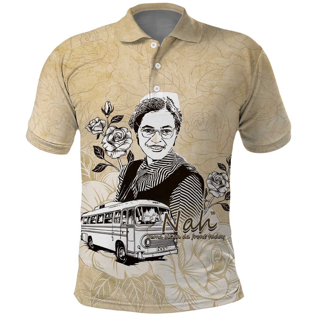 Nah Rosa Parks African Polo Shirt Black Women History - African Pride