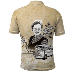 Nah Rosa Parks African Polo Shirt Black Women History - African Pride