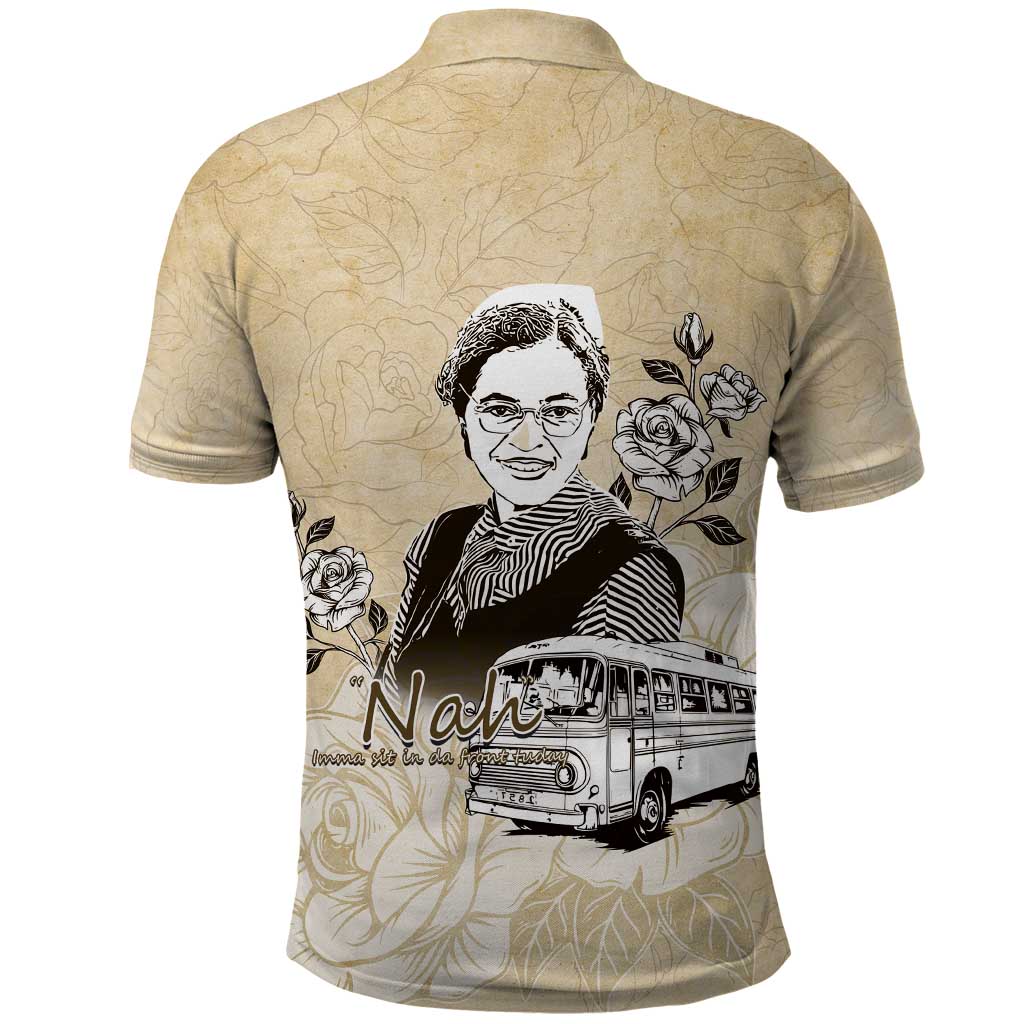 Nah Rosa Parks African Polo Shirt Black Women History - African Pride